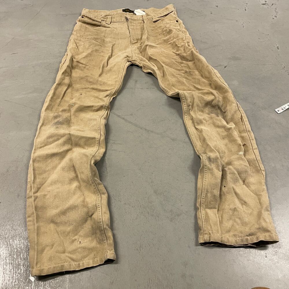 Vintage 90s timberland hemp distressed baggy jeans 31x32